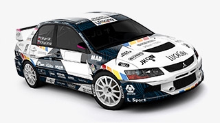 L Racing 2015 Majerčák Vejáčková Mitsubishi Lancer Evo IX Evo9 rallye design rallyedesign wrap