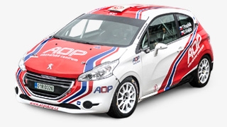 AOP Racing Team 2016AOP Racing Team 2016 Tomas Pospisilik Peugeot 208 r2 Rally Rallye design wrap polep livery colours racing