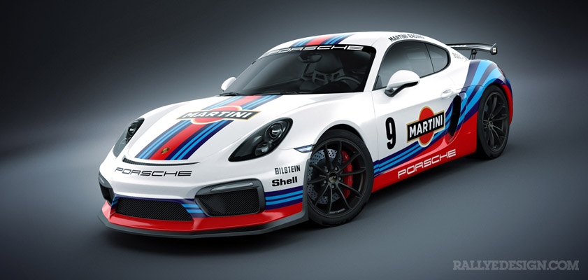 Porsche Cayman GT4 Design