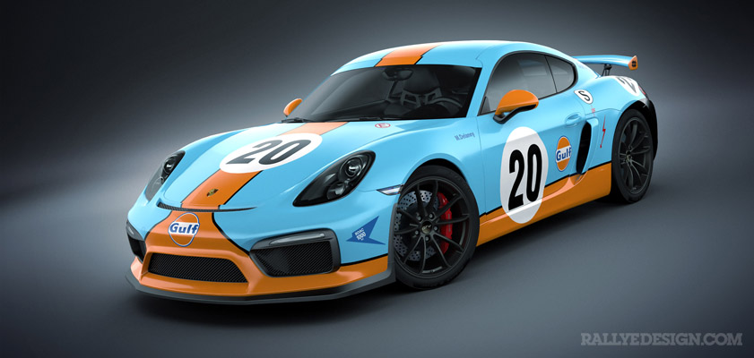 Porsche Cayman GT4 Design