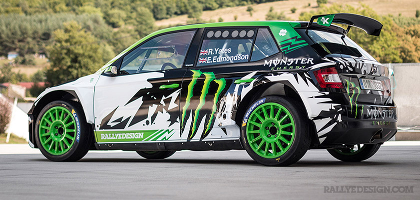 Škoda Fabia R5 - Monster Energy