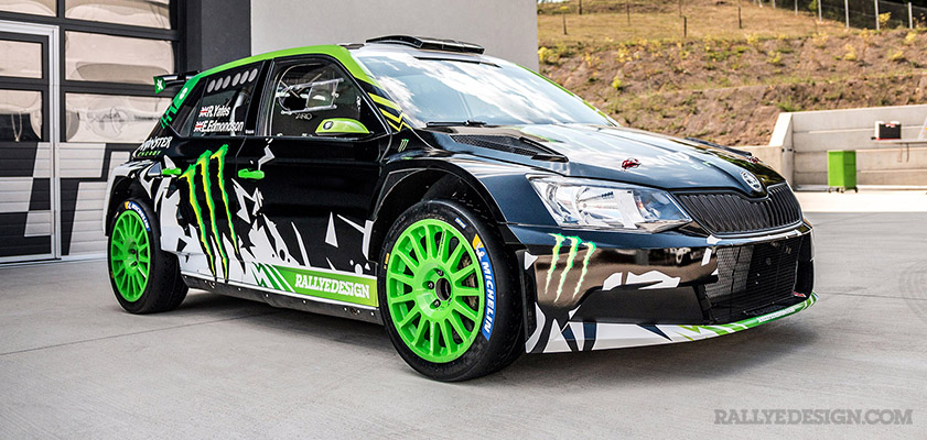 Škoda Fabia R5 - Monster Energy
