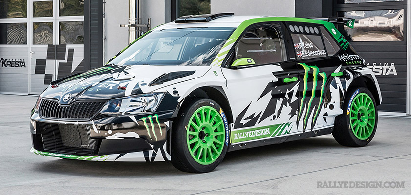 Škoda Fabia R5 - Monster Energy