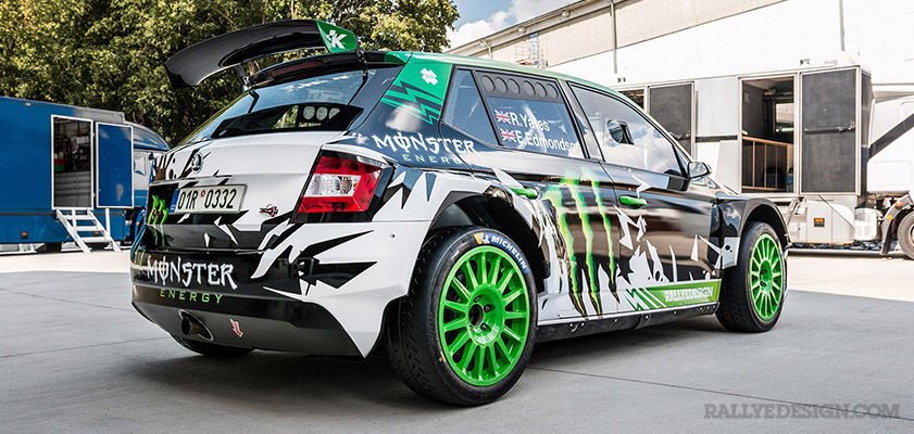 Škoda Fabia R5 - Monster Energy