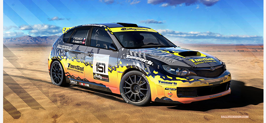 Tomaso Rally Team - design for season 2015