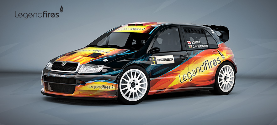 Legend Fires National Rally Team - design pro sezóznu 2015