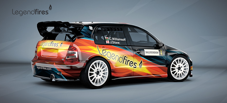 Legend Fires National Rally Team - design pro sezóznu 2015