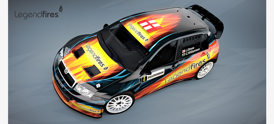 Legend Fires National Rally Team - design pro sezóznu 2015