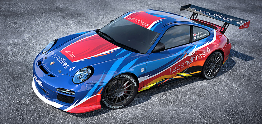 Legend Fires National Rally Team - design for season 2015