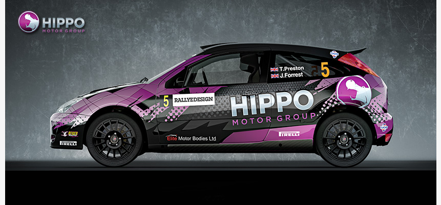 Hippo Rally Team - design for season 2015