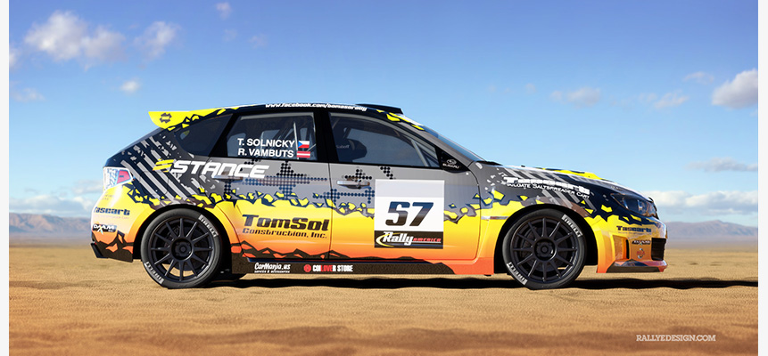 Tomaso Rally Team - design for season 2015