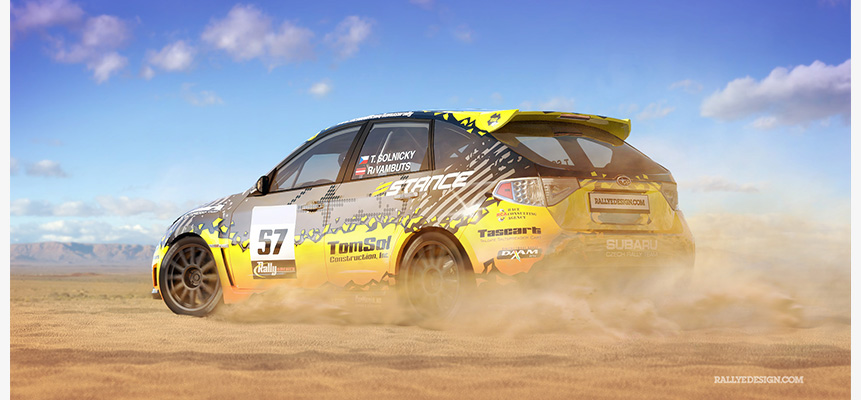 Tomaso Rally Team - design for season 2015