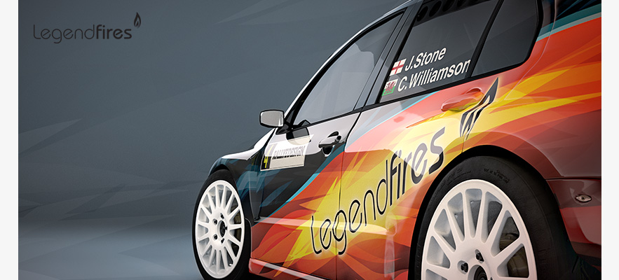 Legend Fires National Rally Team - design pro sezóznu 2015
