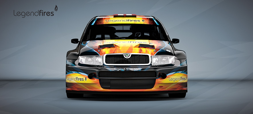 Legend Fires National Rally Team - design for season 2015
